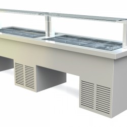 Βιτρίνα θερμή self service VL-188-C