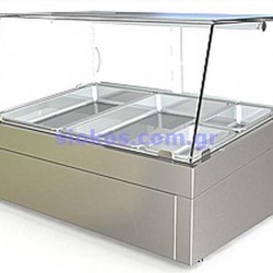 Επιτραπέζια βιτρίνα Bain Marie 