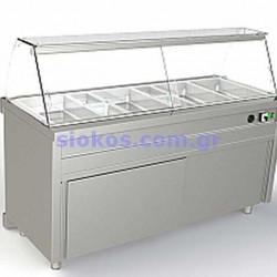 Βιτρίνα Bain Marie Snack 